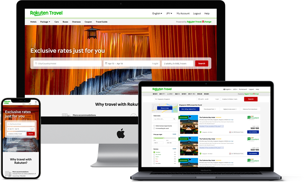 Custom Travel Website